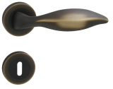Dverové kovanie MP LI - DELFINO - R (OGS - Bronz česaný matný.) - MP OGS (bronz česaný mat)