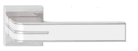 Dverové kovanie TWIN TURN HX8505 HR (CH) - s bielou výplní