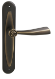 Dverové kovanie MP LI - ROSE (OGS - Bronz česaný matný) - MP OGS (bronz česaný mat)