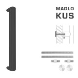 MP FT - MADLO kód K40 40x20 mm UN (BS - Čierna matná) - ks - MP BS (čierna mat)