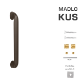 Dverné madlo MP MOON (Hnedá matná) - MP Hnedá