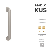 Dverné madlo MP MOON (NP - Nikel perla) - MP NP (nikel perla)