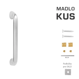 Dverné madlo MP MOON (OC - Chróm lesklý) - MP OC (chróm lesklý)