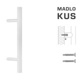 DVERNÉ MADLO MP kód K10 Ø 35 mm ST - ks (WS - Biela matná) - MP WS (biela mat)