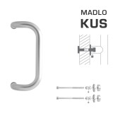 DVERNÉ MADLO MP M2 WA/C-DHP - ks (BN - Brúsená nerez) - MP BN (brúsená nerez)