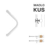 DVERNÉ MADLO MP M6 WA/SK-SKLO - ks (Biela lesklá RAL 9016) - MP Bílá lesklá