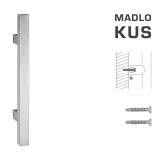 DVERNÉ MADLO MP kód K31 25x25 mm ST - ks (BN - Brúsená nerez) - MP BN (brúsená nerez)