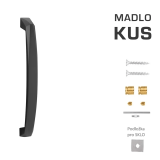 Dverné madlo MP CRYSTAL (ANT - Antracit) - MP antracit