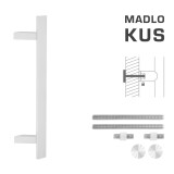 DVERNÉ MADLO MP kód K41Z 40x10 mm UN - ks (WS - Biela matná) - MP WS (biela mat)