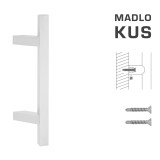 DVERNÉ MADLO MP kód K31Z 25x25 mm ST - ks (WS - Biela matná) - MP WS (biela mat)