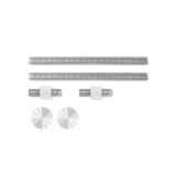 Spojovací materiál UNIVERZAL pre MADLO MP ks (WS - Biela matná) - MP WS (biela mat)