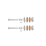 MP Spojovací materiál WA/CS ks SKLO (BN - Brúsená nerez) - MP BN (brúsená nerez)