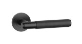 Dverové kovanie MP SH - OVAL - R 1741 PRO 8 MM (BS - Čierna matná) - MP BS (čierna mat)