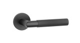Dverové kovanie MP SH - OVAL - R 1742 PRO 8 MM (BS - Čierna matná) - MP BS (čierna mat)