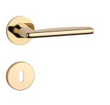 Dverové kovanie MP AT - LUNA - R 7S (GOLD PVD - Lesklá zlatá PVD) - MP Zlatá