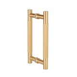 Dverné madlo MP SH 1770 - pár (OLS - Mosadz brúsená) - Dĺžka: 250 mm200 mmØ 20 mm - MP OLS (mosadz brúsená a lakovaná)