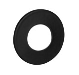 Dverná rozeta MP VM R - POD KĽUKU 30mm (BS - Čierna matná) - MP BS (čierna mat)