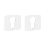 Dverná rozeta ku kľučke MP GK - ONE - HR (WS - Biela matná) - MP WS (biela mat)