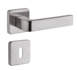 Dverové kovanie ROSTEX DANTE/H s čapmi (ČIERNA) - ROSTEX Nerez mat