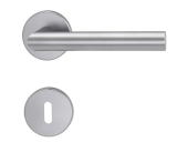 Dverové kovanie MP GK - LUCIA - R (BN - Brúsená nerez) - MP BN (brúsená nerez)