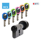 Cylindrická bezpečnostná gombíková vložka RICHTER EURO SECURE R3