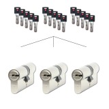 Set 3 ks cylindrických vložiek Richter EURO XCOLOR SET3.CRV