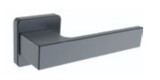Dverové kovanie ROSTEX RAVENA/H (PLATINA MAT) - Rostex Platina mat