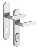 Bezpečnostné kovanie ROSTEX BK RX4-50 SOLID 3. tr. (PLATINA MAT) - Rostex Platina mat