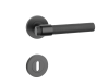 Dverové kovanie MP SH - OVAL - R 1743 PRO 8 MM (BS - Čierna matná)