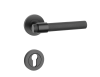Dverové kovanie MP SH - OVAL - R 1743 PRO 8 MM (BS - Čierna matná)