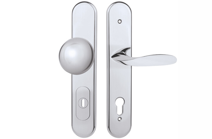 Bezpečnostné kovanie TWIN DAVID/LEAF HTSI P4500 DEF (CH) - s prekrytkou