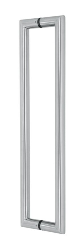 DVERNÉ MADLO MP Typ 02 - Ø 30 mm - pár (BN - Brúsená nerez)