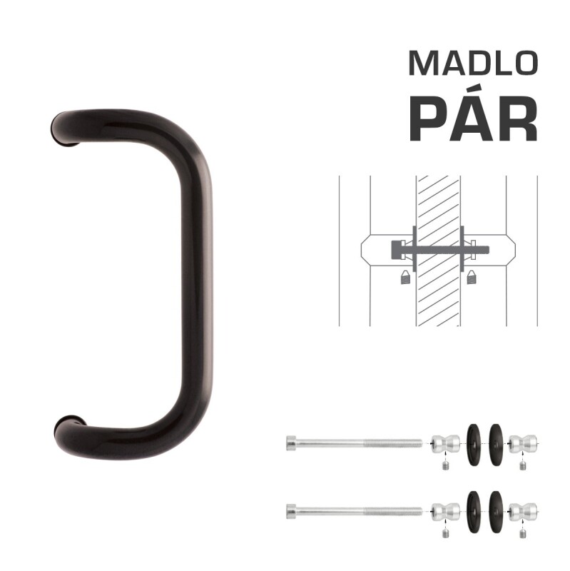 DVERNÉ MADLO MP M2 WA/A-DHP - pár (Hnedá RAL 8019)