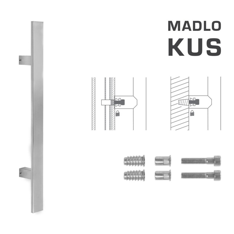 DVDROVÉ MADLO MP kód K41S 40x10 mm SP - ks (BN - Brúsená nerez)