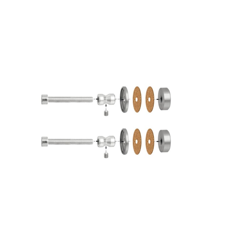 MP Spojovací materiál WA/CS ks SKLO (Strieborná)