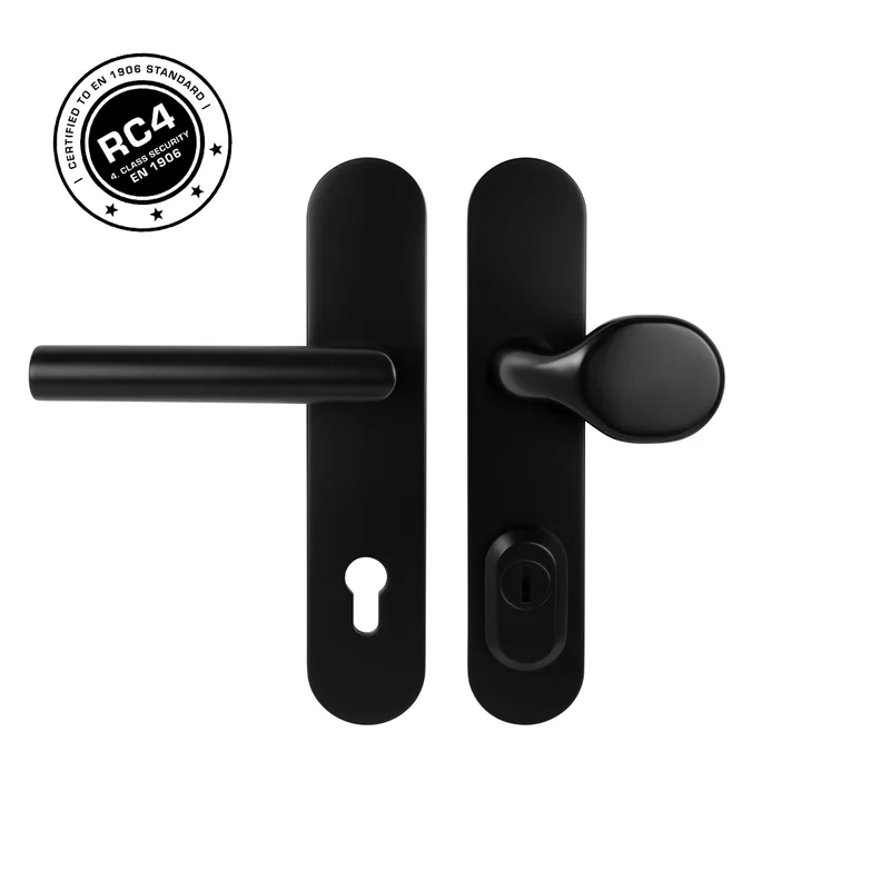 Bezpečnostné kovanie MP MPK - SECURO S01 PLUS - SO M1 FAVORIT (BS - Čierna matná)