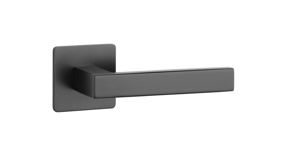 Dverové kovanie MP SH - KVADRAT - HR 1760 3SM (BS - Čierna matná)