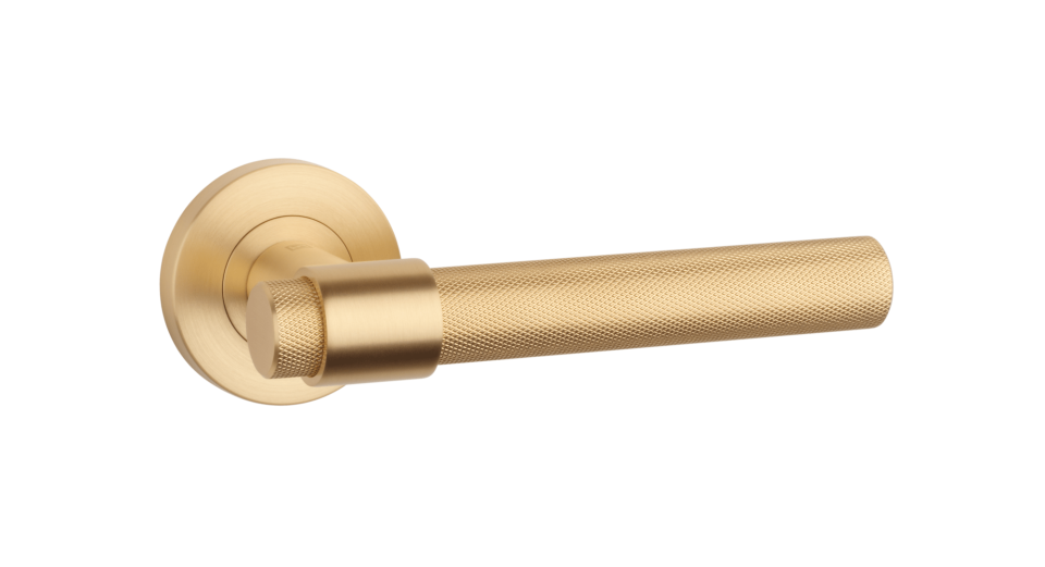 Dverové kovanie MP SH - OVAL - R 1743 PRO 8 MM (OLS - Mosadz brúsená)