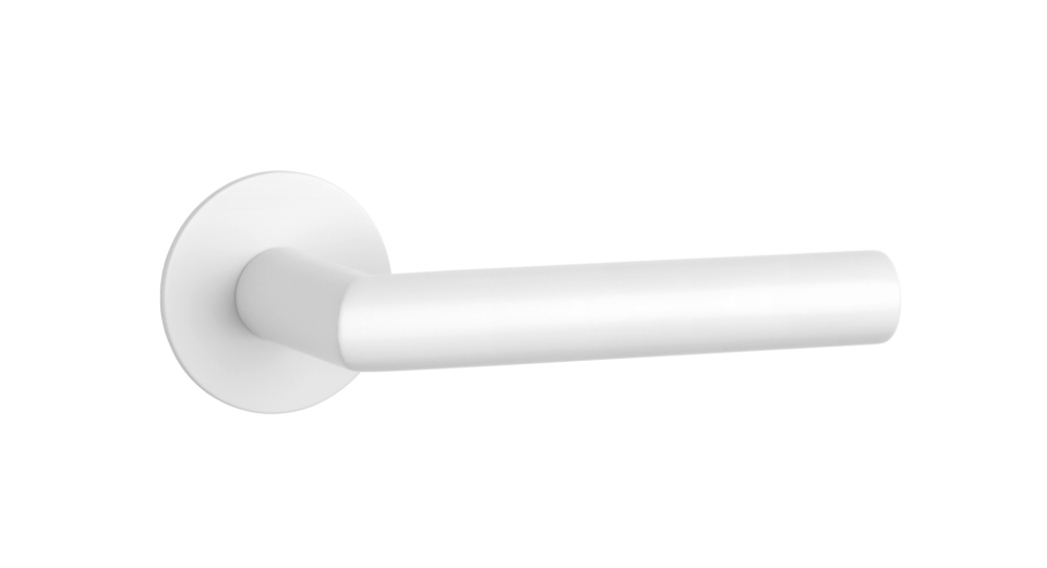 Dverové kovanie MP SH - OVAL - R 1750 3SM (WS - Biela matná)