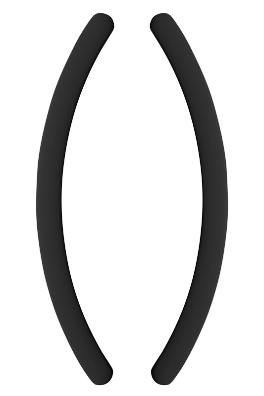 Dverné MADLO NA POSUVNÉ DVERE MP ONE - pár (Čierna matná) - 375 mm