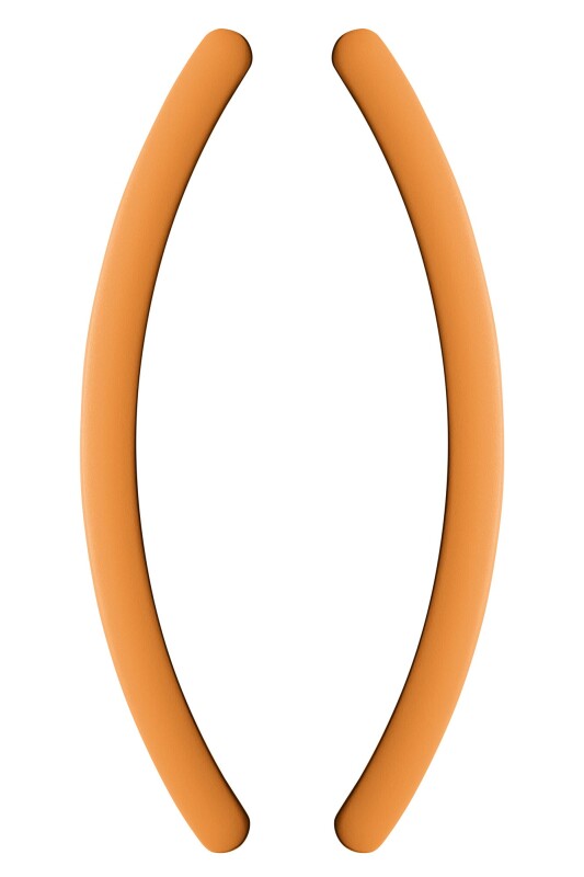 Dverné MADLO NA POSUVNÉ DVERE MP ONE - pár (Oranžová matná) - 375 mm