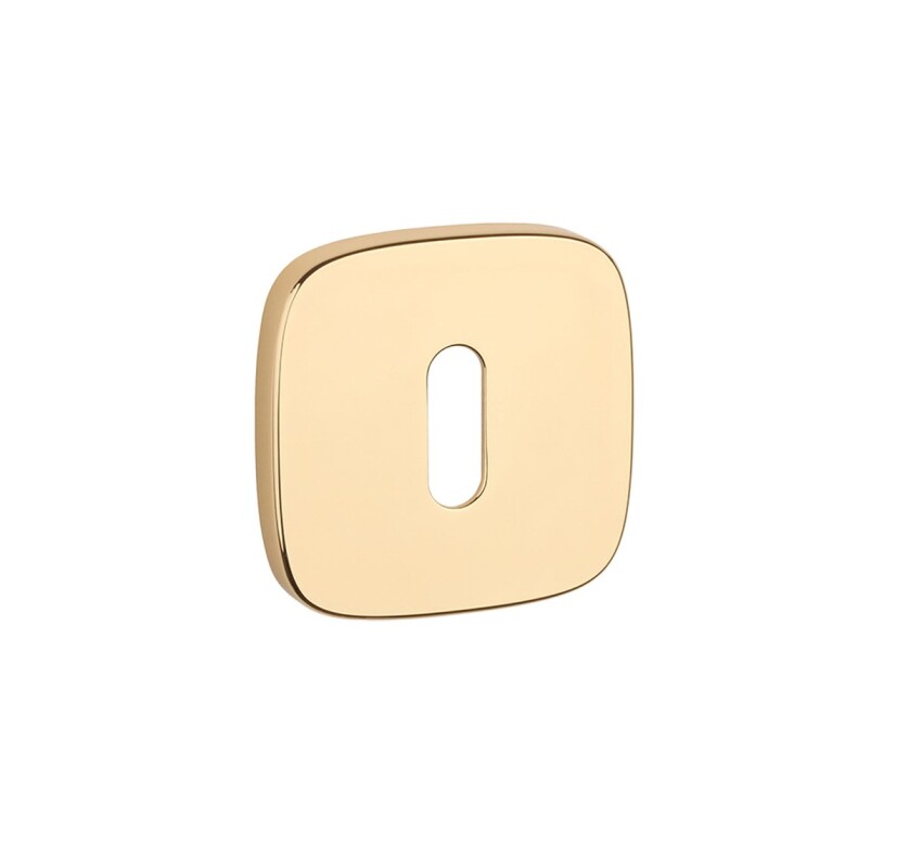 Dverná rozeta MP AS - QR 7S (OLV - Mosadz leštená lakovaná)