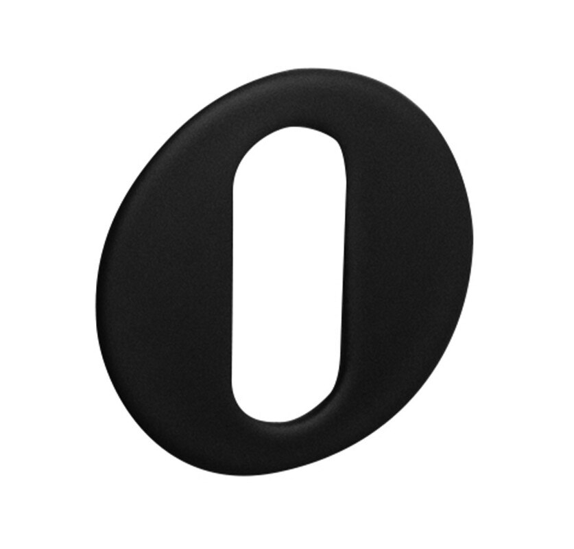 Dverná rozeta MP VM - 1R (BS - Čierna matná)