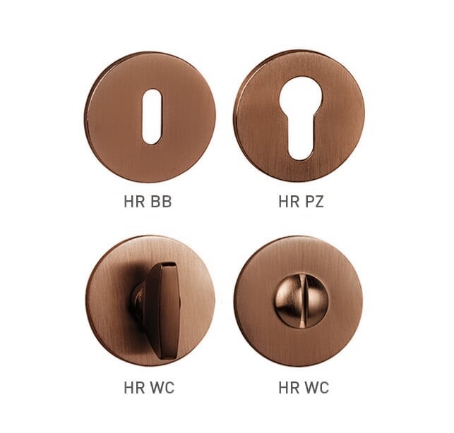 Dverná rozeta MP TI - R 5S (CUM - Meď matná)