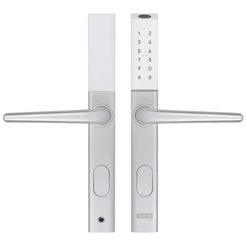 Digitálna kľučka Richter DH.S3B-C.STR (strieborná)