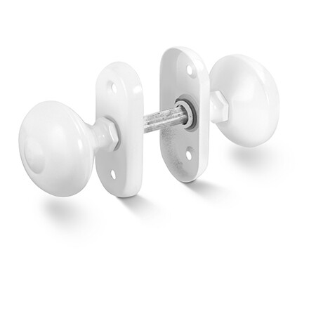 Guľa ACT na rozete lakovaná (BIELA)