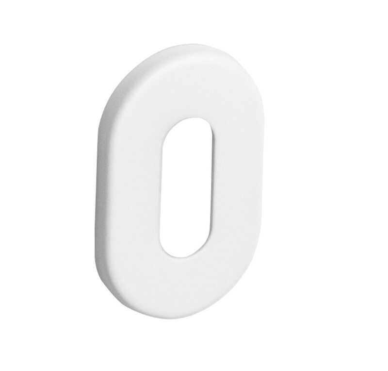 Dverná rozeta MP VM - 4UOR (WS - biela matná)