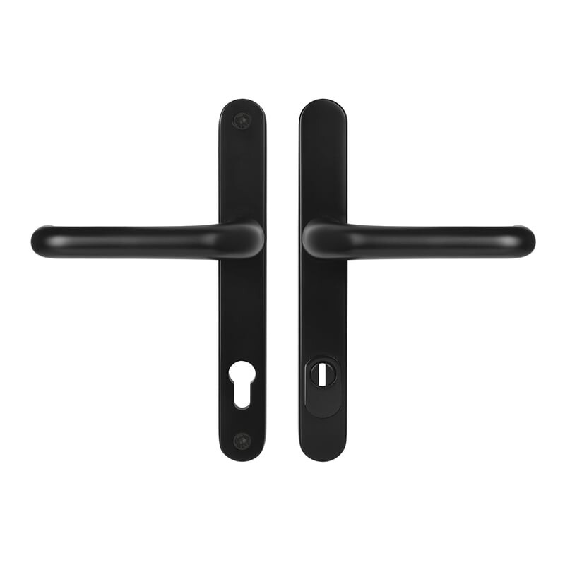 Bezpečnostné kovanie MP MPK - SECURO A04 PLUS - USO COSLAN (F5 - Čierna matná) - s prekrytkou