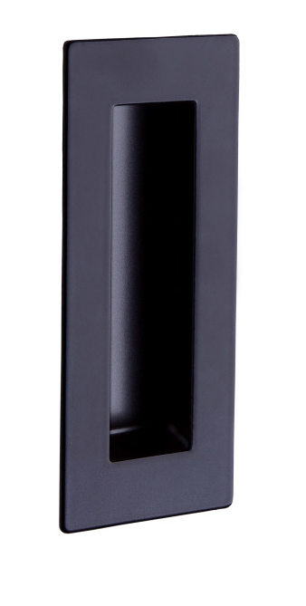 Mušle pre posuvné dvere ROSTEX hranatá 50x120 mm (ČIERNA)