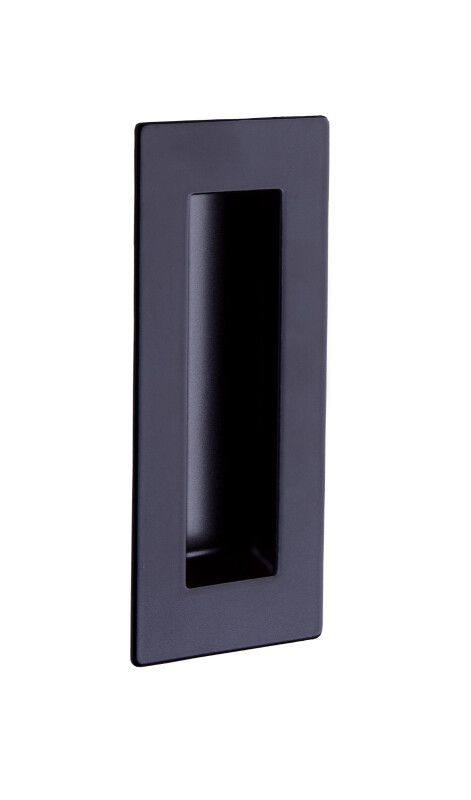 Mušle pre posuvné dvere ROSTEX hranatá 50x150mm (ČIERNA MAT)